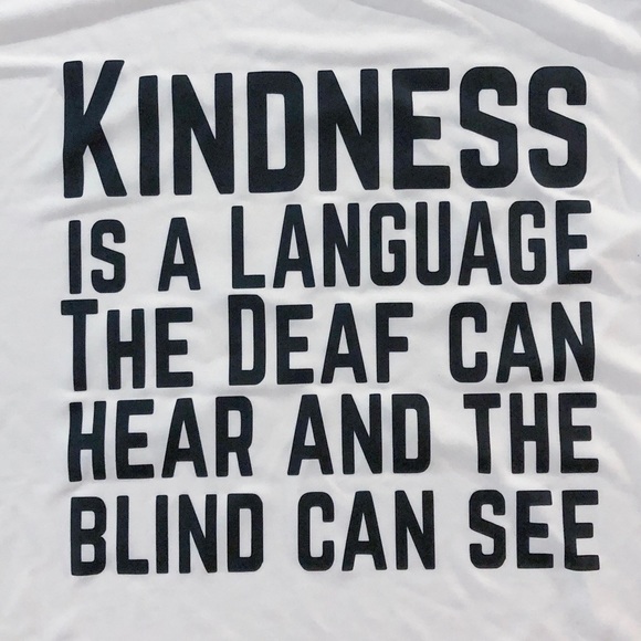 Kindness is a Language T Shirt - Picture 3 of 10